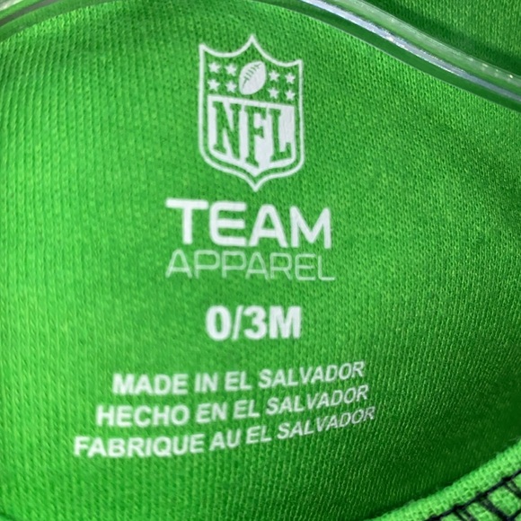 Seattle Seahawks NFL Football Team Infant Bodysuit Size 0-3 Months - Picture 3 of 8